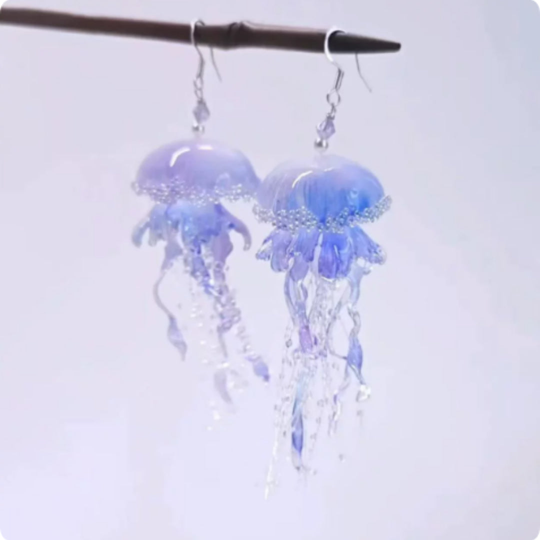 Jellyfish Earrings Super Fairy-like Earrings For Beach Vacations