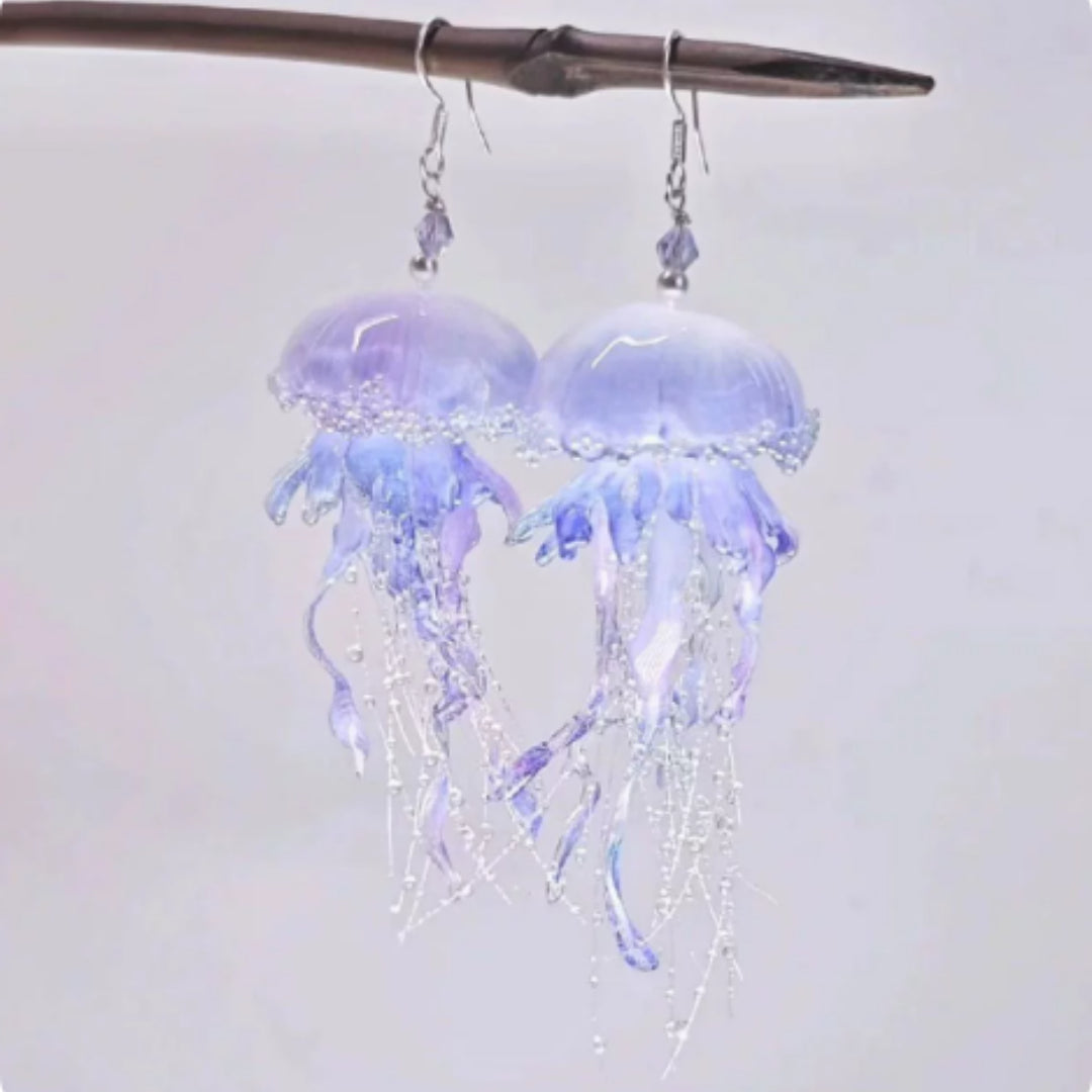 Jellyfish Earrings Super Fairy-like Earrings For Beach Vacations