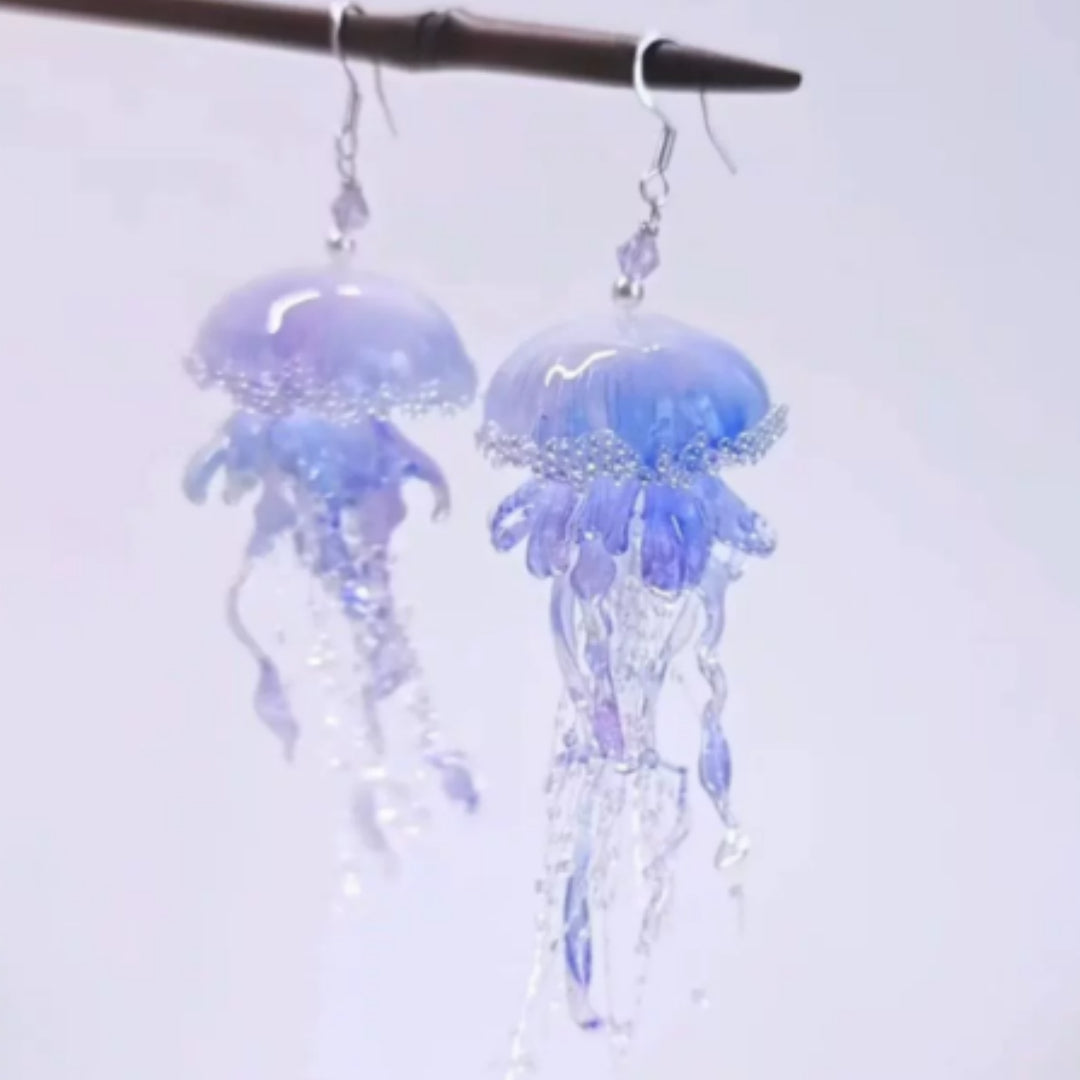Jellyfish Earrings Super Fairy-like Earrings For Beach Vacations