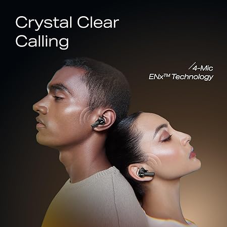 Boat Nirvana Ion ANC Pro, Hi-Res Audio LDAC,ANC(~32dB), 120Hrs Battery, App Support, Fast Charge, v5.3 Bluetooth TWS in Ear Earbuds Wireless Earphones with mic