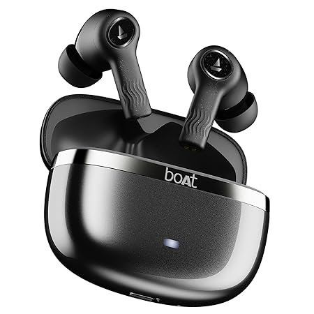 Boat Nirvana Ion ANC Pro, Hi-Res Audio LDAC,ANC(~32dB), 120Hrs Battery, App Support, Fast Charge, v5.3 Bluetooth TWS in Ear Earbuds Wireless Earphones with mic