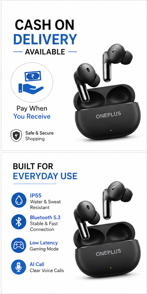 OnePlus Nord Buds 3 Pro Truly Wireless Bluetooth Earbuds with Upto 49dB Active Noise Cancellation,12.4mm Dynamic Drivers,10mins for 11Hrs Fast Charging with Upto 44Hrs Music Playback