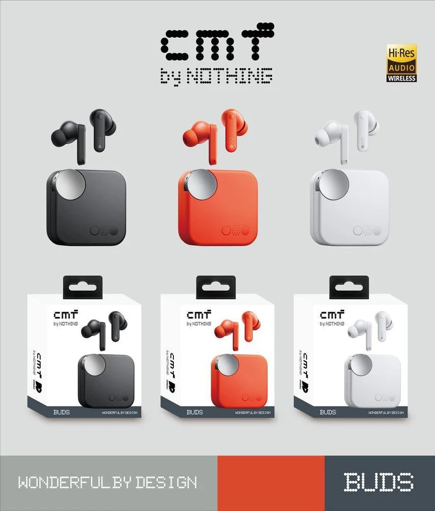 cmf Wireless Earbuds with Charging Case, in-Ear Style, Bluetooth Connectivity